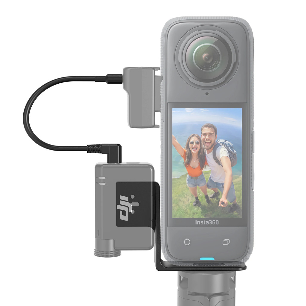 CYNOVA Cho Insta360 X4 Giá Đỡ Giày Lạnh Cho DJI Mic Mini RX Thu Âm Thanh Giá Đỡ Chân Đế Adapter Inst