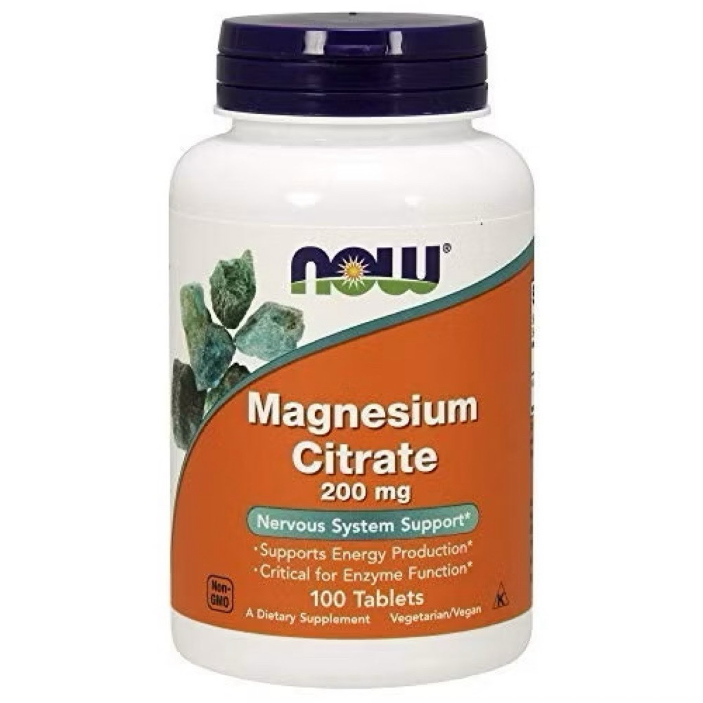 Viên uống NOW Magnesium (magie) Citrate – Hỗ trợ thần kinh, cơ bắp & giấc ngủ _TÂMSTORE