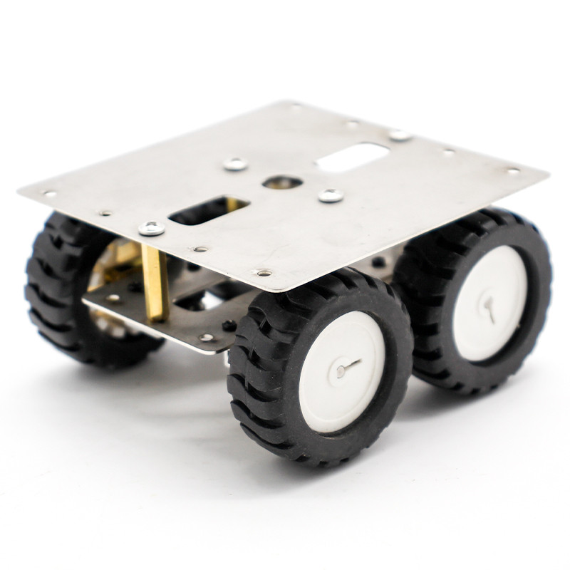 Khung xe thông minh N20 bằng thép không gỉ N20 Gear Motor Robot Model Khung kim loại thu nhỏ