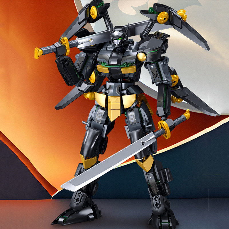 M38-B1052 Tải Lại Mecha Dark Bat Lắp Ráp Khối Xây Dựng Đồ Chơi Trẻ Em Bé Trai Người Đồ Trang Trí Tươ