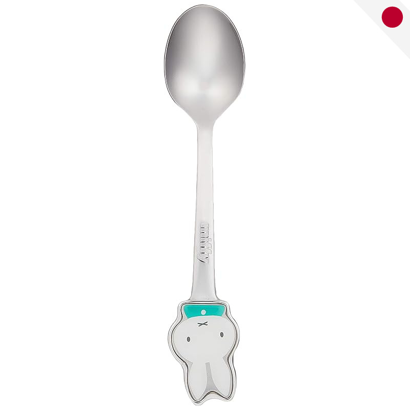 Dick Bruna "Miffy Happiness" Tableware Set - Spoon & Fork in Pink and Green
