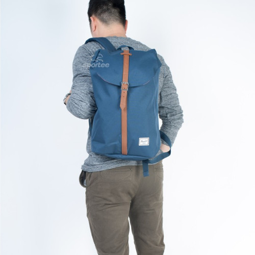 Balo đi học thời trang nam nữ Herschel Post lỗi da nhẹ không ảnh hưởng sử dụng chính hãng Used
