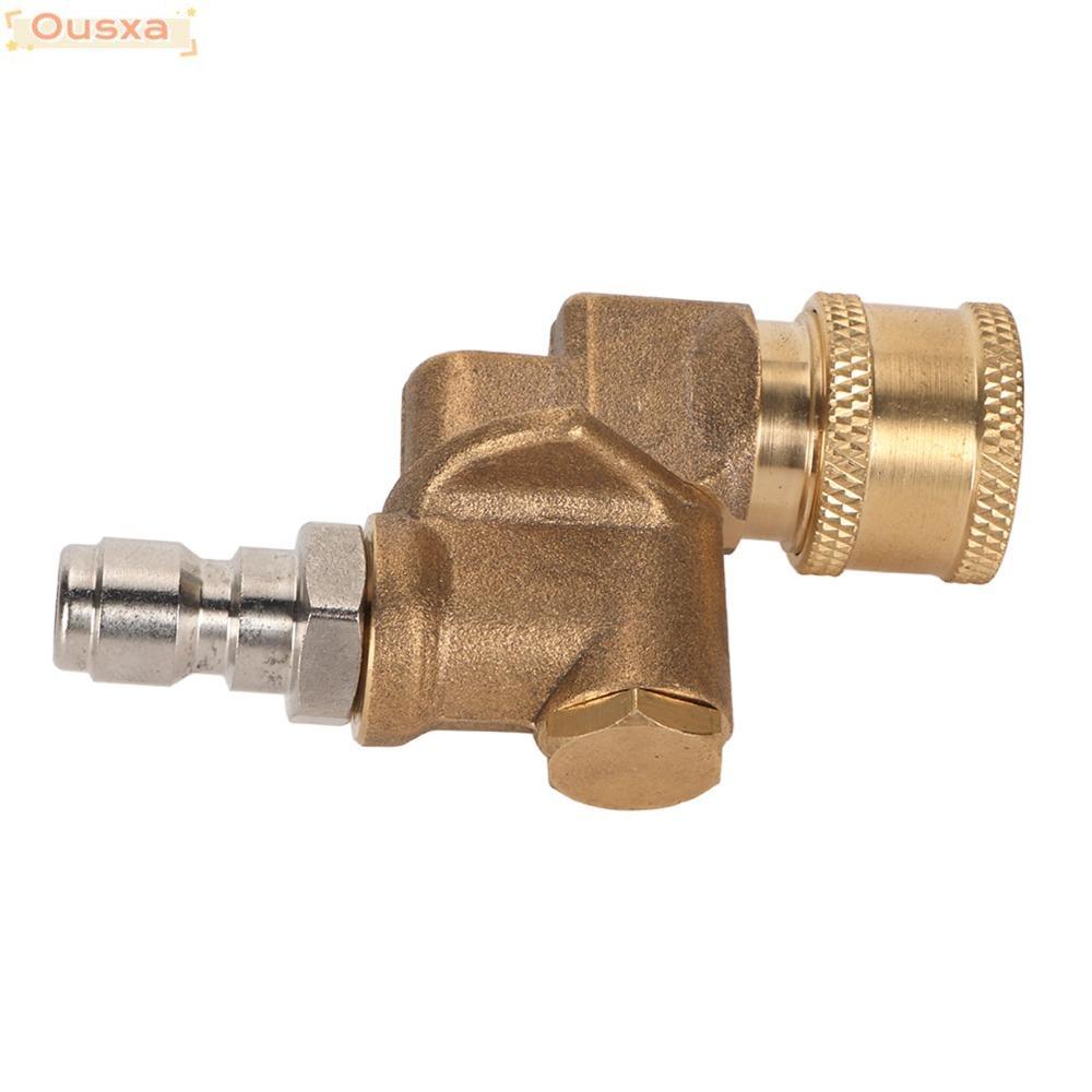 Khớp nối xoay máy rửa áp lực OUSXA, 1 / 4 ” Kết nối nhanh 5 góc Khớp nối xoay kết nối nhanh 180 độ, 