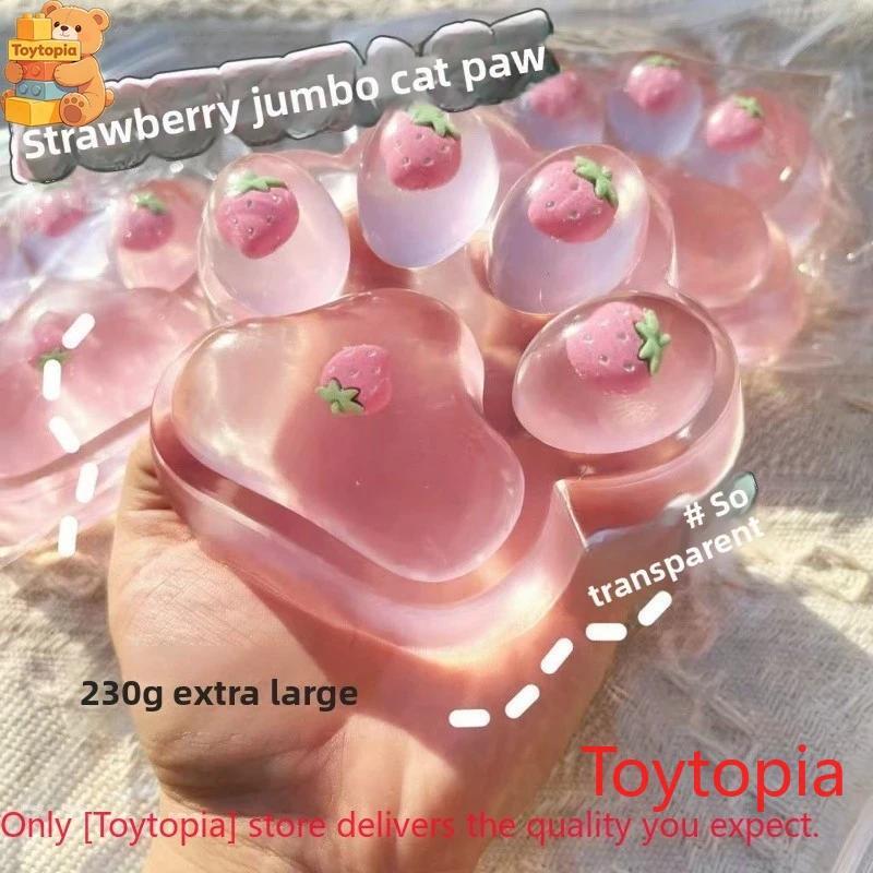 Đồ chơi Squishy Cat Paw, Squishies fufu Kawaii lớn dễ thương, Quả bóng lông bóp dính, Đồ chơi thần t
