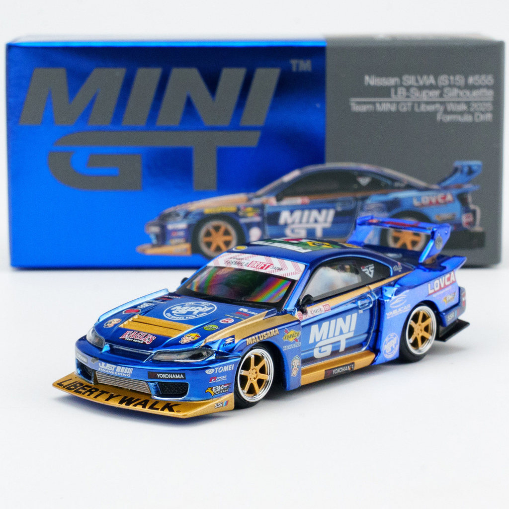 MINIGT 1 / 64 Nissan S15 LBWK 1157 Hợp Kim Diecast Xe Mô Hình Đồ Chơi Quà Tặng Sinh Nhật