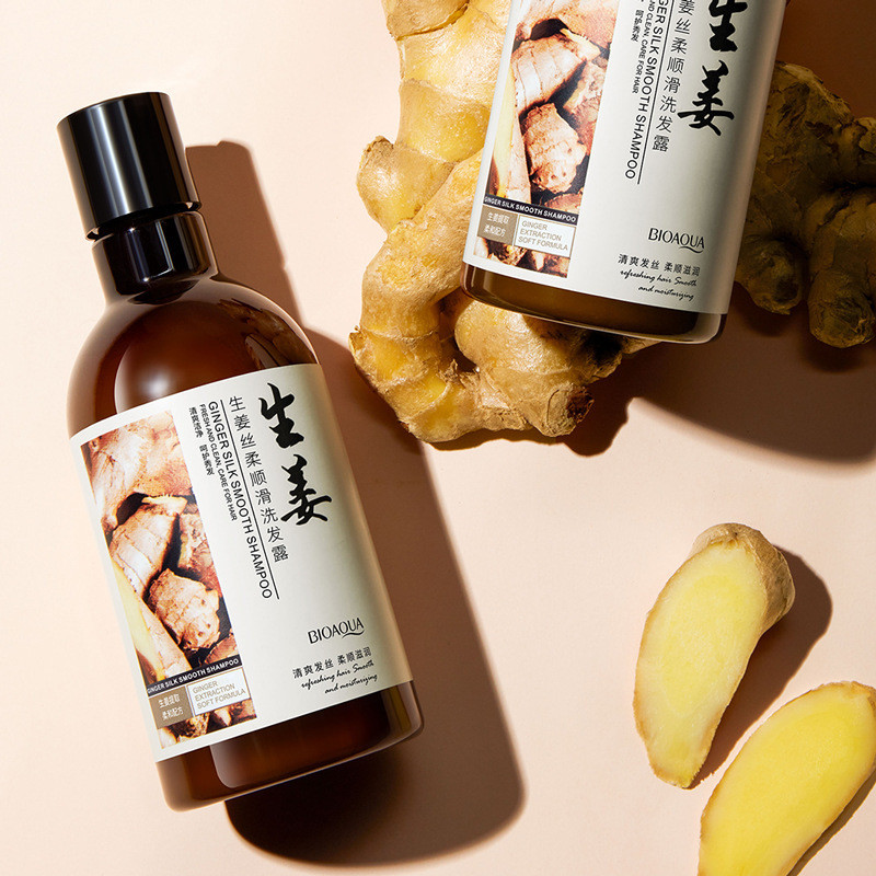 New Product~BIOA Ginger Silky Smooth Shampoo Clean, smooth, and rich foam Ginger Shampoo Y