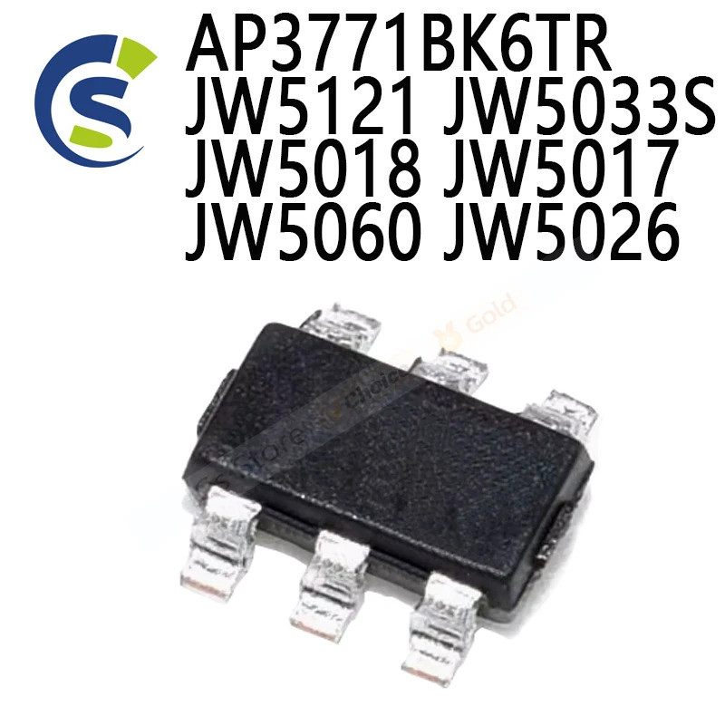 5 CÁI AP3771BK6TR-G1 JW5033 JW5060T AP3771BK6TR JW5121 JW5033S JW5018 JW5017 JW5060 JW5026 SOT23-6 C