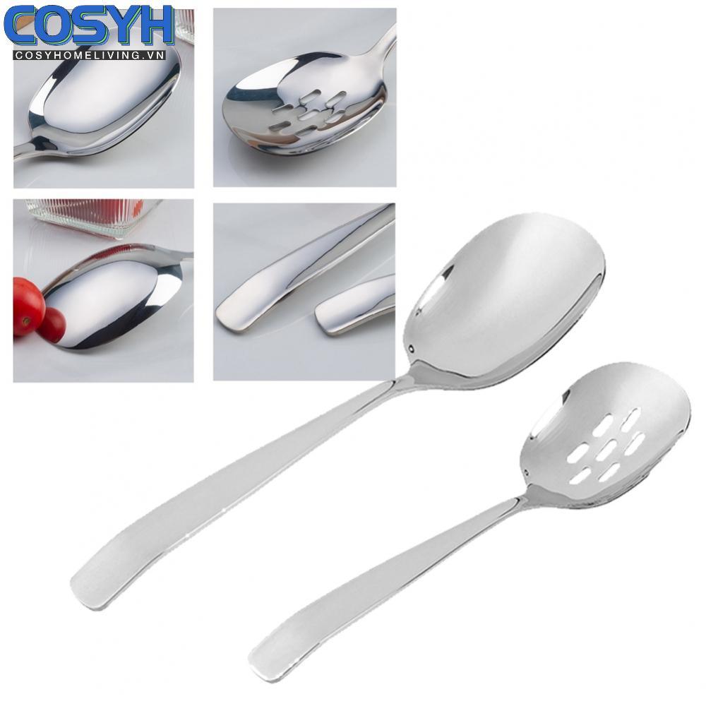 <cosyh>Premium 316 Stainless Steel Buffet Serving Spoon kitchen serving communal spoon
