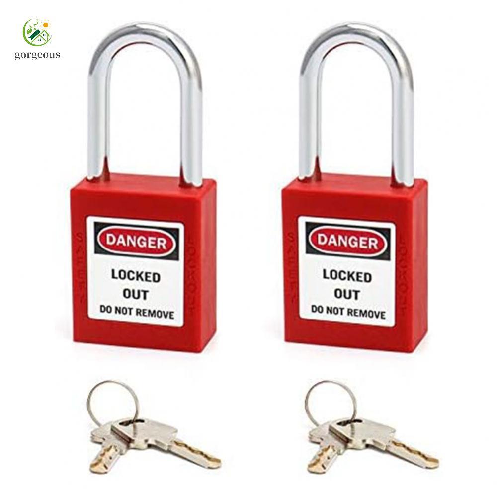[FUXIN]Industrial Padlock Key Lock Security Lightweight Design Non-Conductive