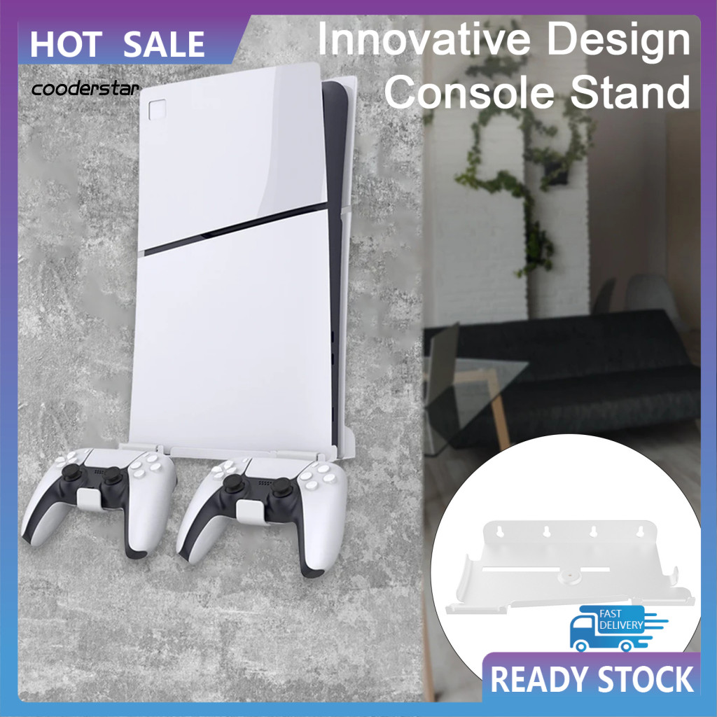 Giá đỡ treo tường mỏng COOD cho Ps5 Slim Digital Edition Stand cho Ps5 Slim Wall Mount Bracket Stand