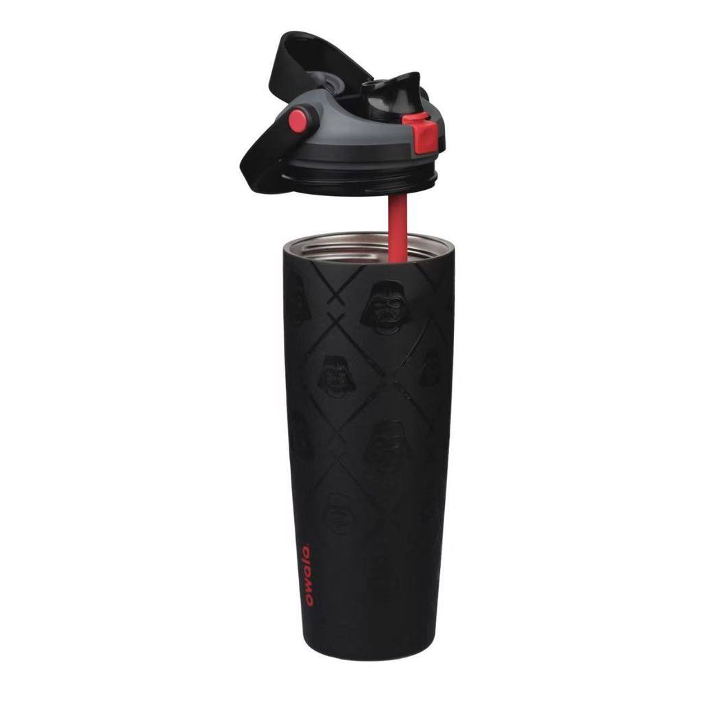 Túi 30oz Owala Star War Series Chiến Binh Đen Bé Yoda Millennium Falcon Golf Rhododendron Tumbler Ch