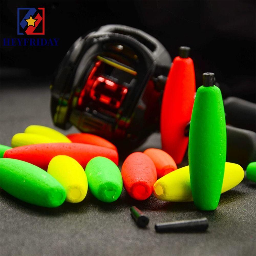 NOVAFLUX 10 Chiếc Xì Gà Nổi, Có Ống Cắm Bọt Cứng Câu Cá Dài, Phao Nổi Ống S M L XL Độ Cứng Cao Phao 