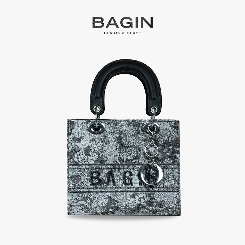 BAGIN Túi Xách Tay Nữ Thanh Lịch, Túi Mini Công Sở Phong Cách Tối Giản Nhẹ Sang