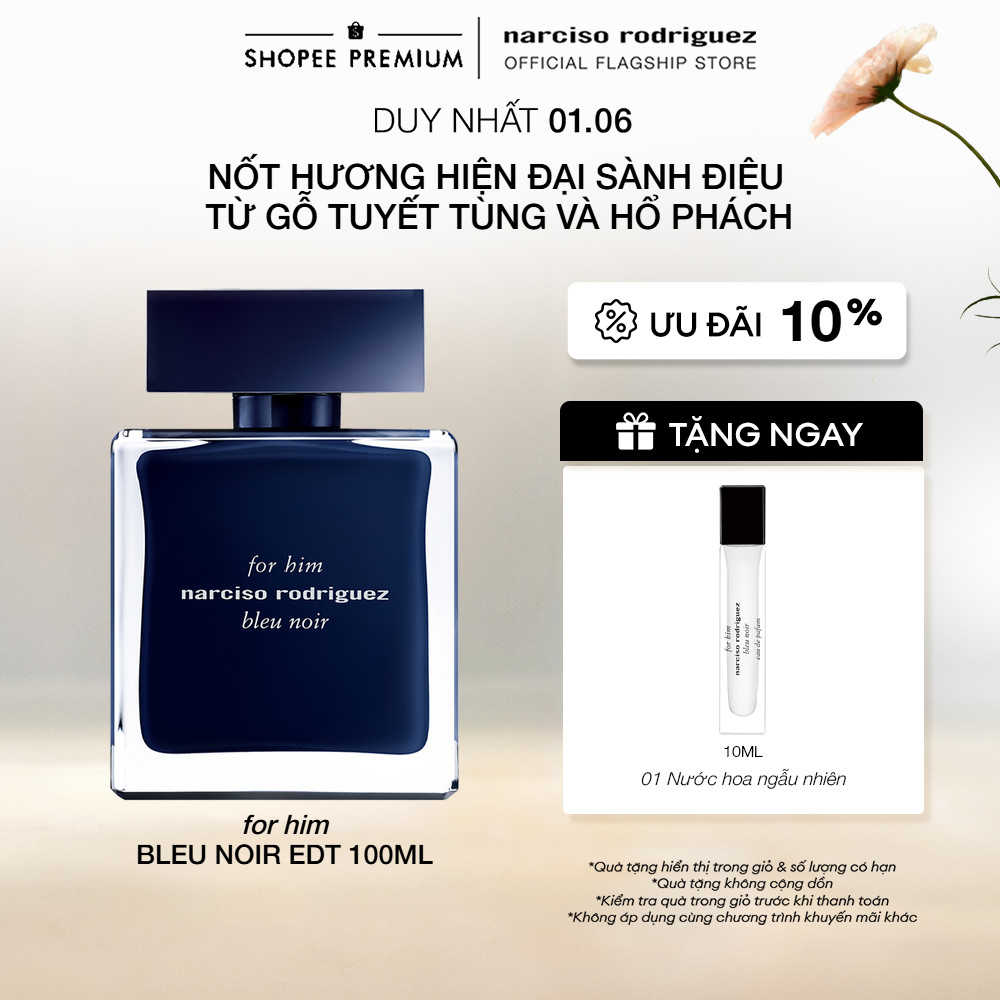 Nước Hoa nam Narciso Rodriguez For Him Bleu Noir Eau De Toilette 100ml