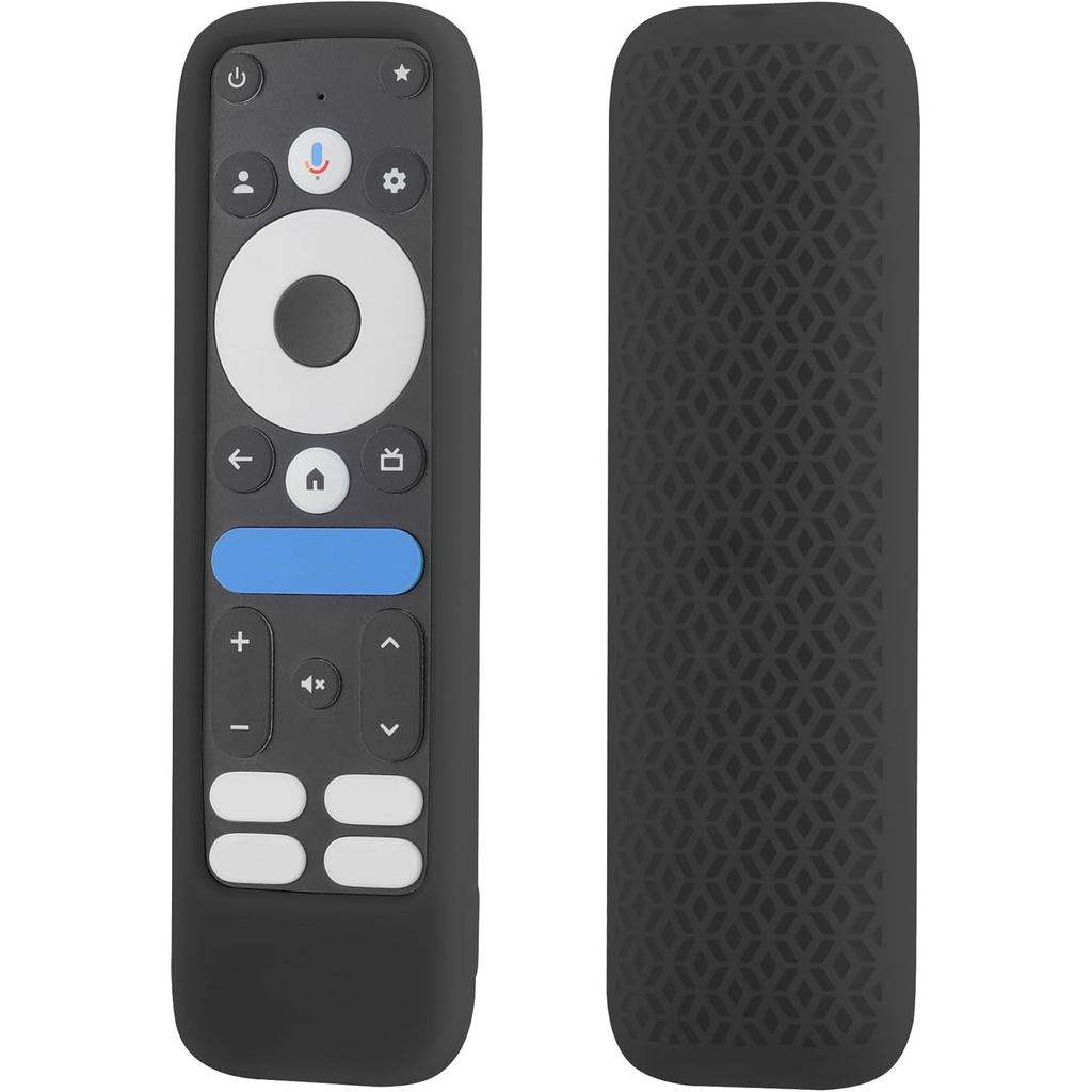 Vỏ LEFXMOPHY cho thiết bị phát trực tuyến onn 4K Pro (2024) Android TV Box Remote, Vỏ silicon màu đe