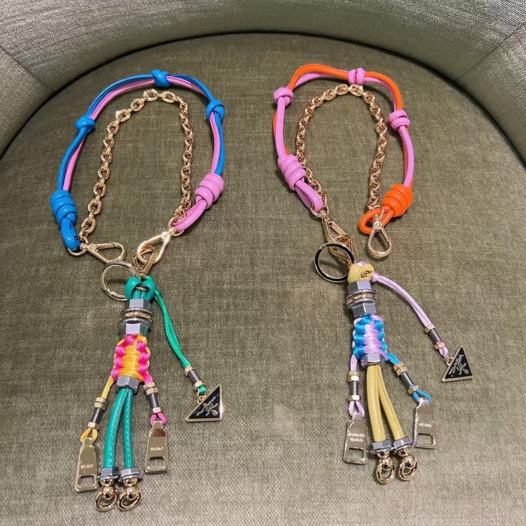 Bag pendants, clothing decorations, jeans cotton rope bag accessories, keychains, trendy and unique