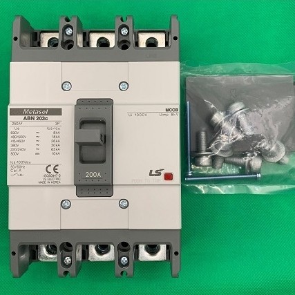 LS-Cầu dao tự động,Aptomat,CB khối,MCCB 3Pha 125A/200A dòng cắt 30KA(ABN 203C-125A/200A) chính hãng 