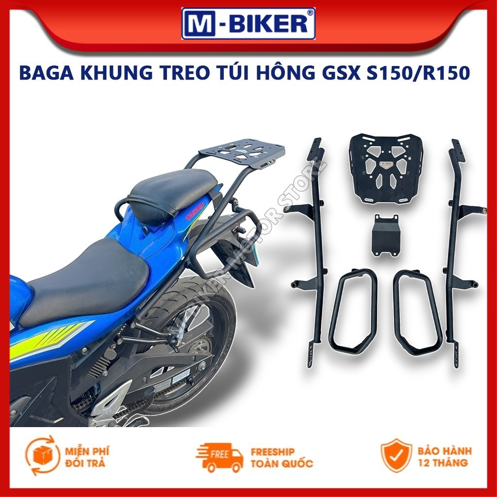 Baga GSX S 150, Baga GSX R 150, Baga sau gắn khung treo túi hông GSX S 150 / GSX R150