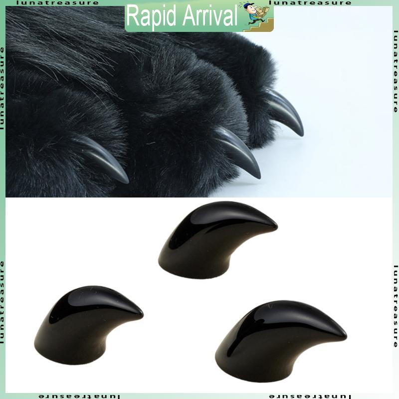 Lun Fursuit Paws Nails Động Vật Thực Tế Móng Tay Nhựa Quái Vật Móng Tay Mèo Paws Găng Tay Stuff