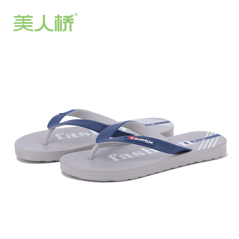 Beauty Bridge Flip-Flops Nam Flip-Flops Nhẹ Ngoài Trời Flip-Flops Nam Nhà Canton Kỳ Nghỉ Đế Mềm Được