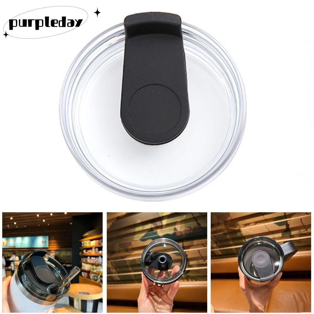 Nắp chai PURPLEDAY, Không có nắp cốc chống tràn bằng rơm, Nắp thay thế niêm phong bằng nhựa bền 20oz