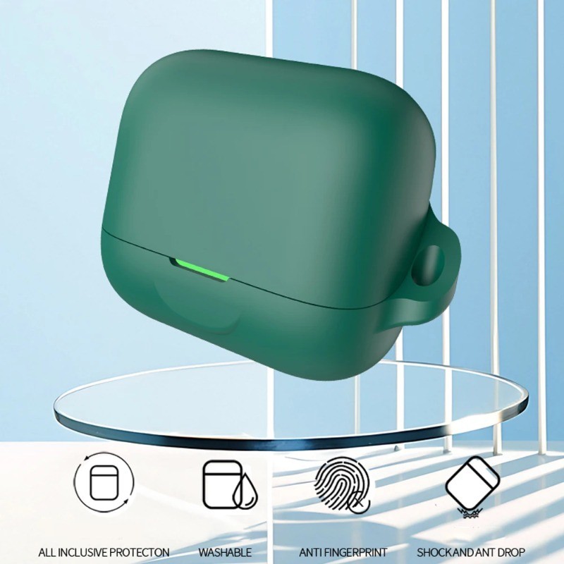 Ốp Lưng Silicon Cho EarFun Air Pro 4 + Phụ Kiện Tai Nghe Vỏ Chống Sốc Cho EarFun Air Pro 4 Plus Tai 