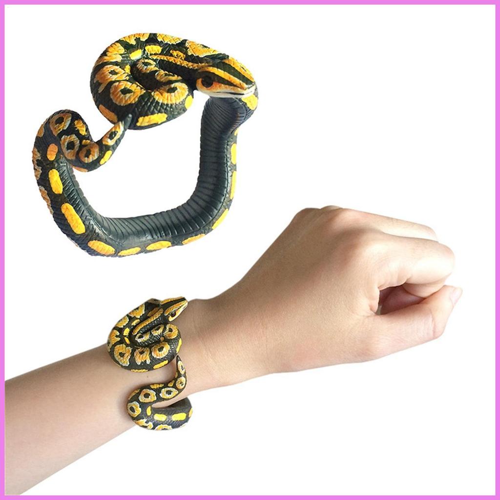 Đồ Chơi Rắn Vòng Tay Halloween Tricky Rắn Dây Đeo Tay Đáng Sợ Rắn Anaconda Tricky Prank Đồ Chơi Cho 