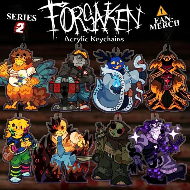 FORSAKEN Series 2 Keychains - Shedletsky Builderman Dusekkar Taph Noob John Doe Slasher Noli Acrylic