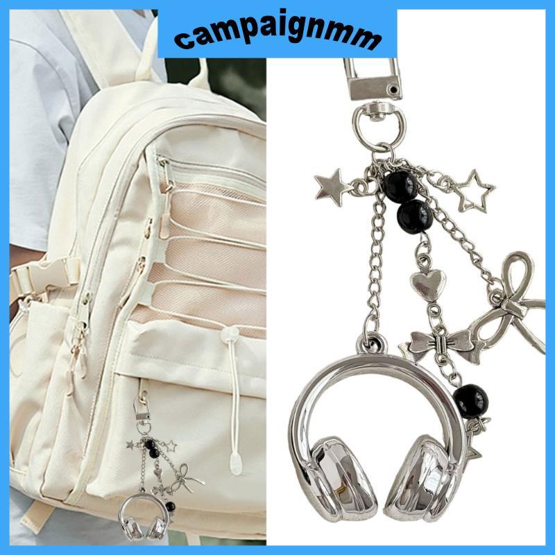 Fashion Style Music Earphone Bag Keychain  For Mobile Phone And Keys