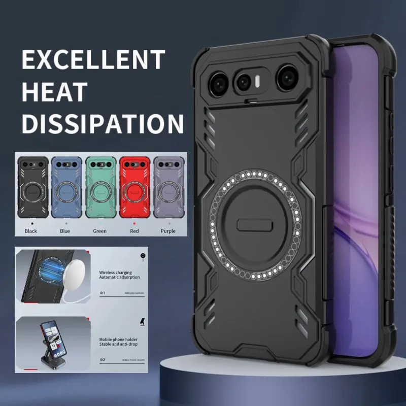 Ốp Lưng Cho VIVO S50 Pro mini / X300FE Từ Tính Sạc Không Dây Tản Nhiệt Bao Chống Sốc Ốp lưng Ốp Lưng