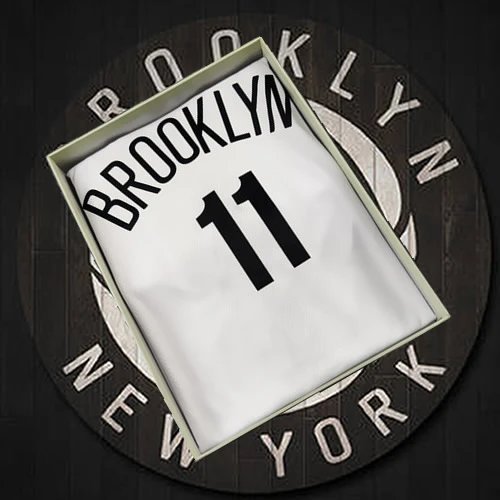 Lưới mới Kelly IrvIng No. 11 Jersey IrvIng Quần Short Thành Phố Hot Press Retro Phiên Bản Xanh Phù H