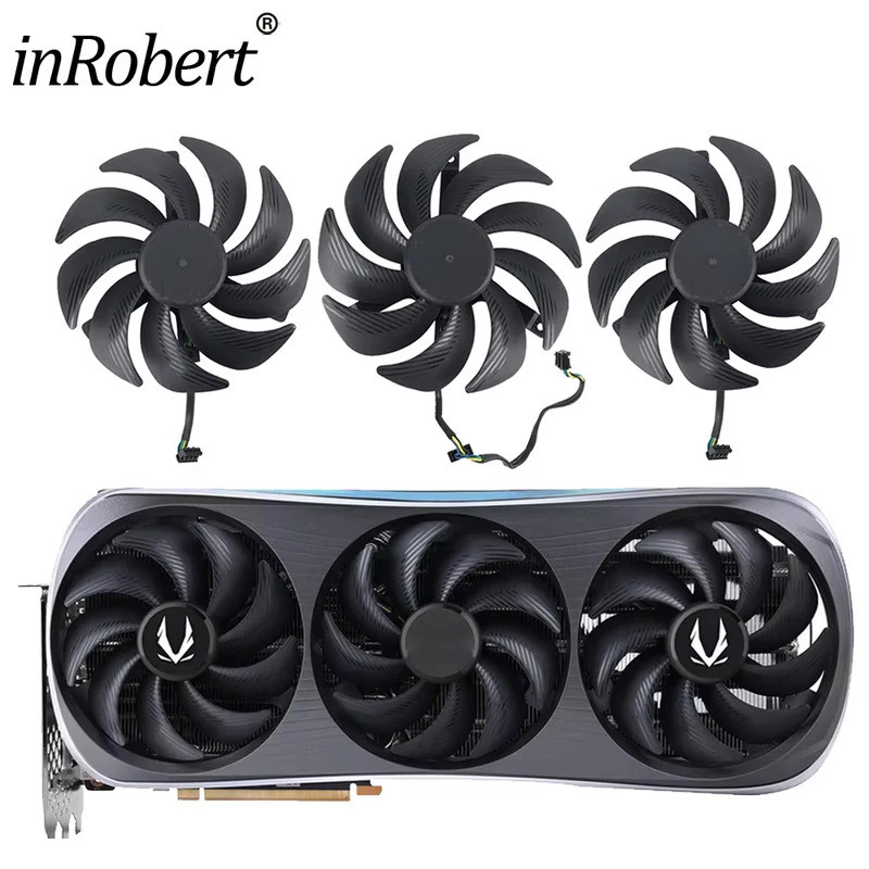 Quạt làm mát i105mm cho ZOTAC GeForce RTX 4070Ti RTX 4070Ti RTX4080 RTX4090 AMP EXTREME Quạt làm mát
