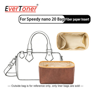 EverToner Cho Speedy Nano 20 25 30 35 Túi Xách Chèn Sắp Xếp Túi Lót Giấy Sợi Có Dây Kéo Túi