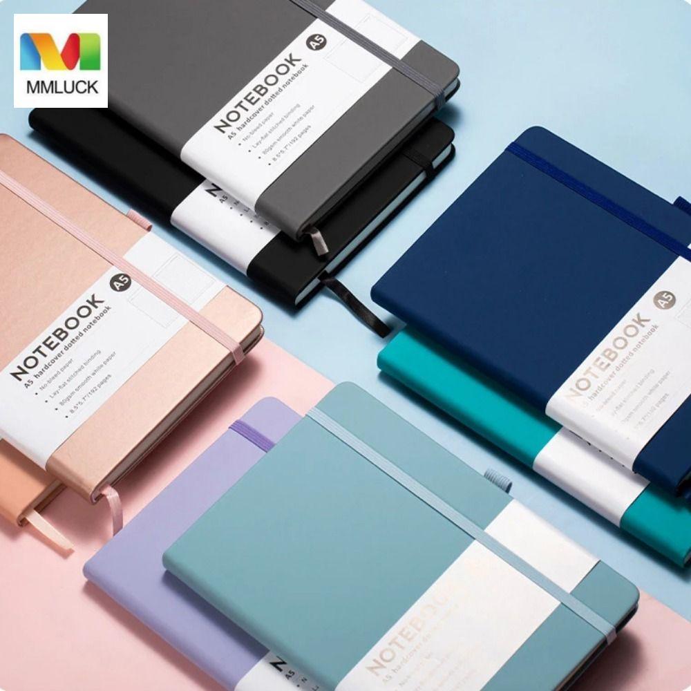 MMLUCK Pocket Notepad, Memo Diary Planner Strap Notebook A6 Mini Notebook, Ghi chú đơn giản Sách từ 