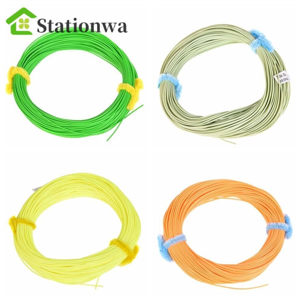 Stationwa STATIONWA Forward Floating, Long Casts Fluo Front Fly Fishing Line, Phụ kiện câu cá 100FT 