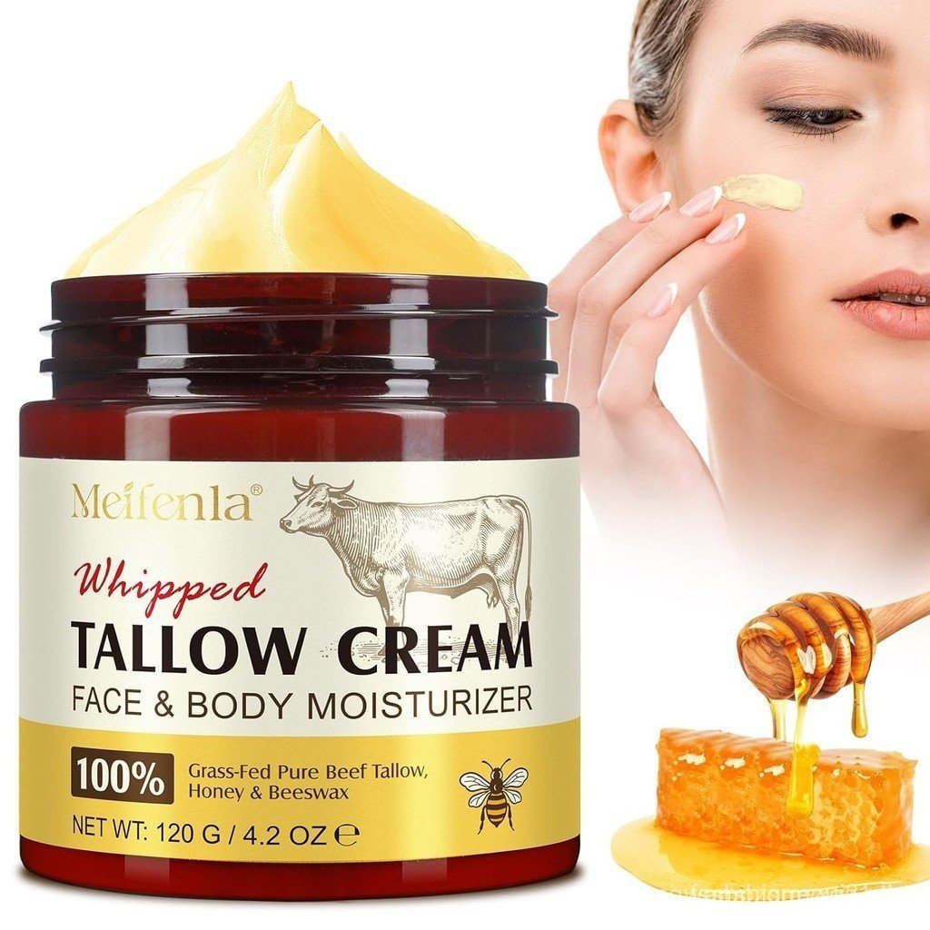 Bò Tallow Cho Da, Tallow Và Mật Ong Kem Dưỡng Ẩm Mặt Tallow Tự Nhiên, Dưỡng Ẩm Bò Tallow Balm Dưỡng 