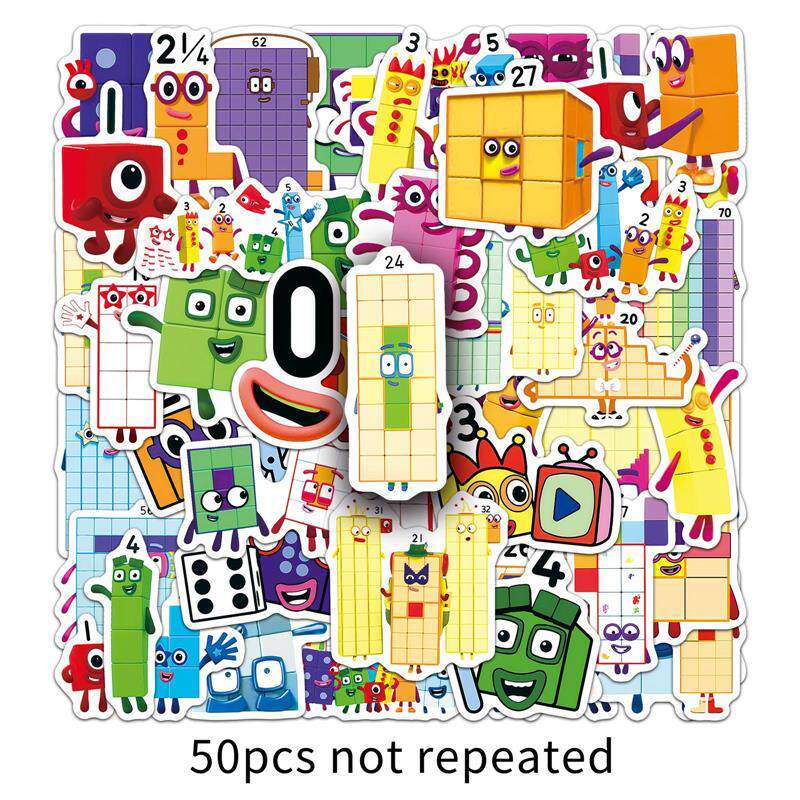 50 Numberblocks Numberblocks Dán Khối Xây Dựng Số Giáo Dục Sớm Hoạt Hình Khai Sáng Hoạt Hình