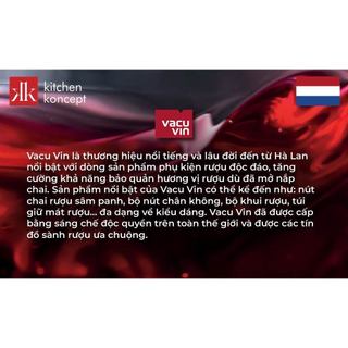 Vacu Vin - Dụng Cụ Khui Rượu (Nắp Thiết)