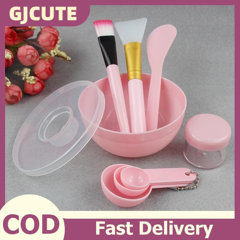 GJCUTE Facial Brush Mask Bowl Muỗng Set Mask Brush Bar DIY Beauty Tools Mixing Tools Skin Care Makeu