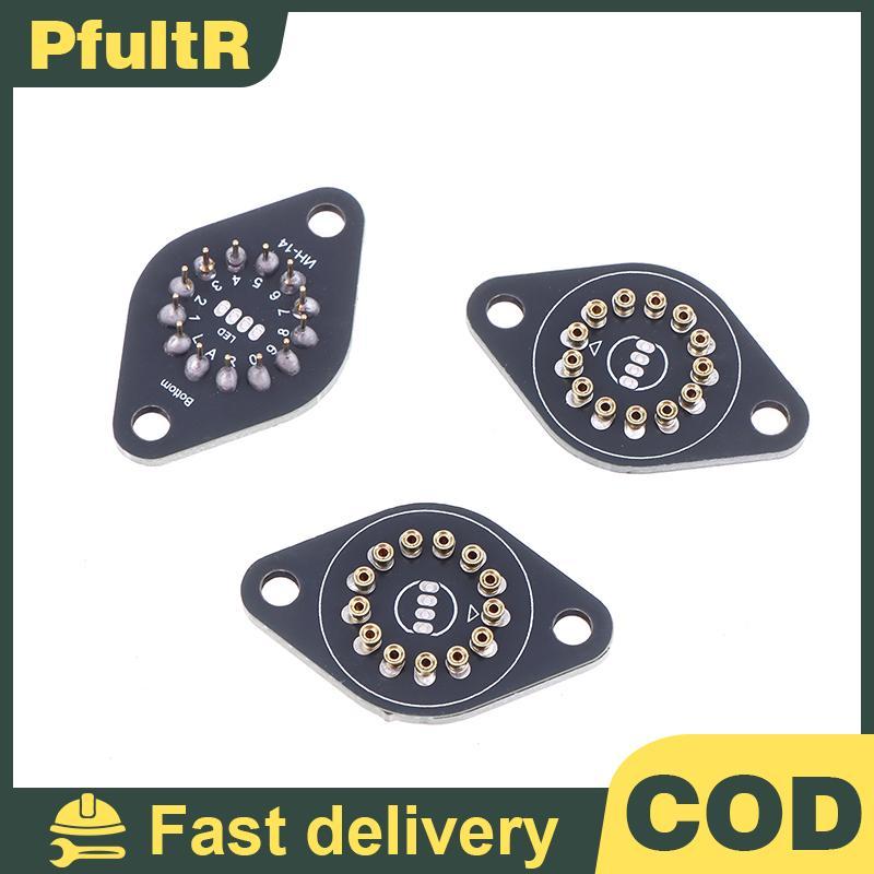 PfultR 1 / 4 Giá đỡ ống Nixie IN-14 Soet CẮM cho phụ kiện ống điện tử IN14 Glow Clo