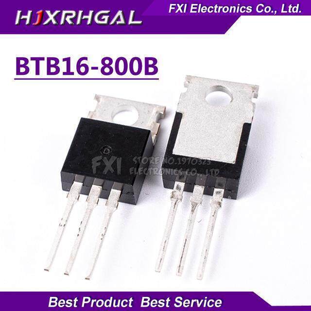 10 Chiếc BTB16-800B BTB16-800 BTB016 Triacs 16 Amp 800 Volt TO-220 Mới Ban Đầu
