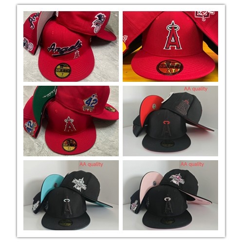 LA Angels of Anaheim Angels Mũ Chống Điều Chỉnh 59FIFTY Mũ Số Mũ Băng Tay Full Mũ Kích Thước Mũ Chốn
