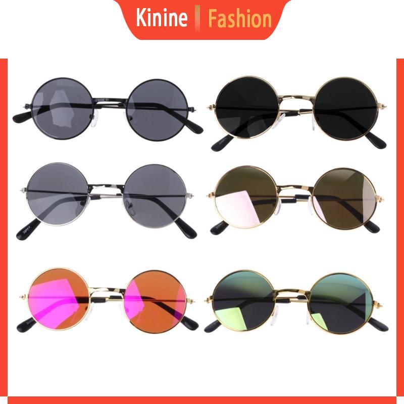 KIN Thời Trang Tròn Trẻ Em Kính Khung Vintage Trẻ Em Quý Ông Studio Đạo Cụ