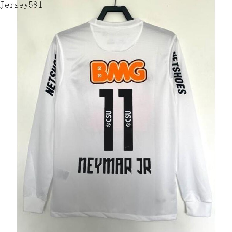 Retro: Áo bóng đá dài tay Santos mùa giải 2013 # NEYMAR JR