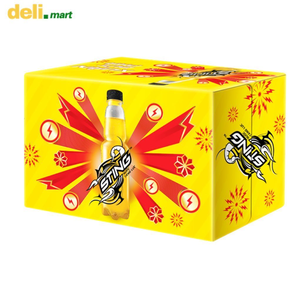 Thùng 24 chai nước tăng lực Sting Gold chai 330ml