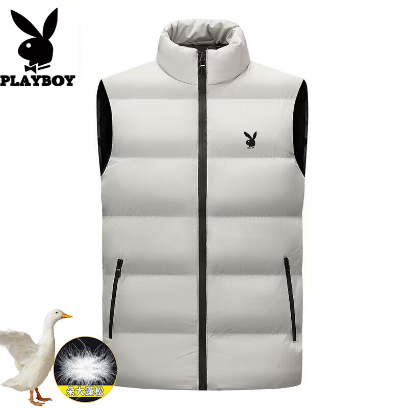 LAYBOY Thu Đông Phong Cách Mới Xuống Áo Cotton Nam Dày Ấm Không Tay Cotton Áo Vest Nam Áo Khoác Thườ
