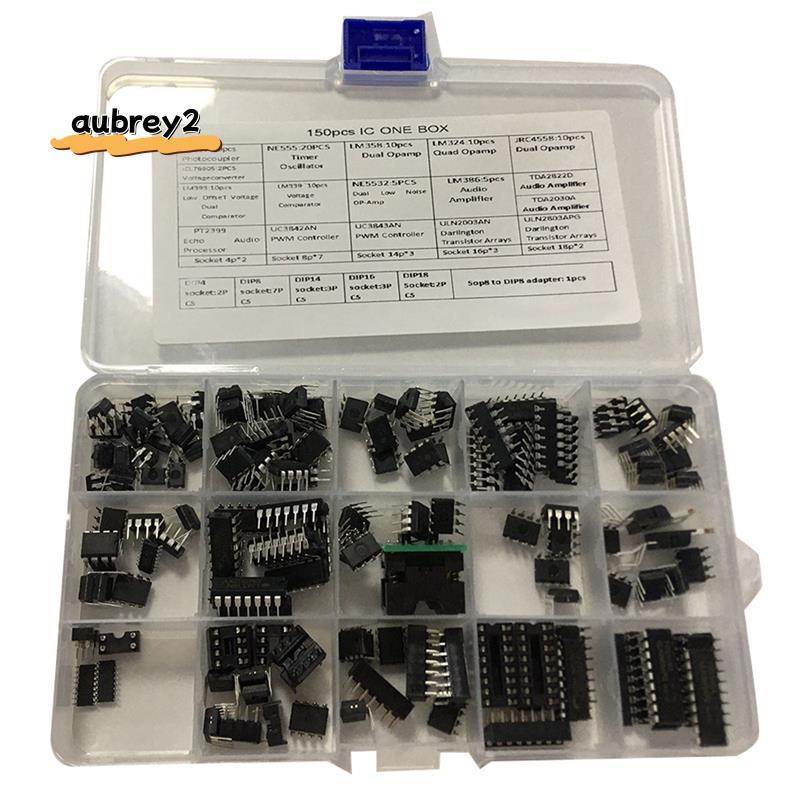 Các loại Chip IC 150 Cái, Opamp, Dao động, Pwm, PC817, NE555, LM358, LM324, JRC4558, LM393, LM339, N