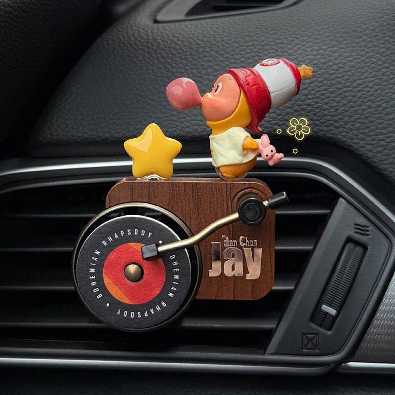 Car Aromatherapy Perfume Air Conditioner Air Outlet Cute Car Accessories Decoration Light Perfume Ca