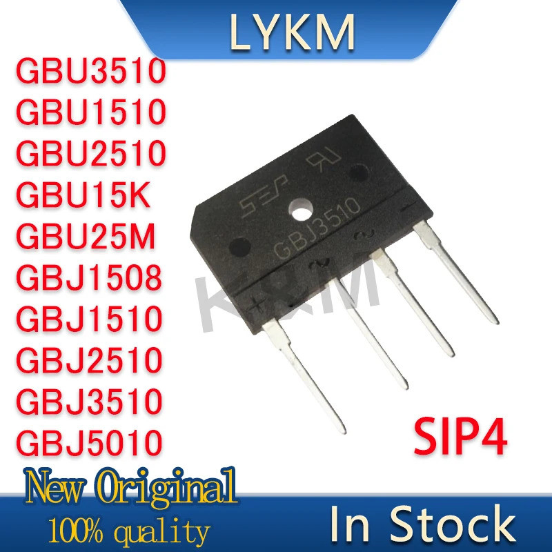 5 / CHIẾC Mới GBU3510 GBU1510 GBU2510 GBU15K GBU25M GBJ1508 GBJ1510 GBJ2510 GBJ3510 GBJ5010 Bếp Cảm 