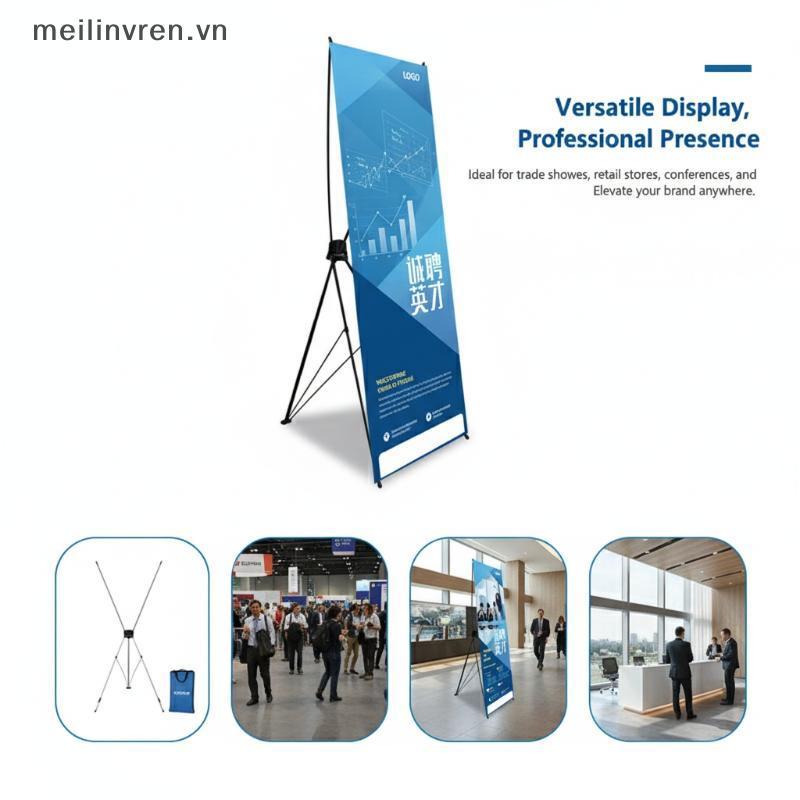 MEILINVREN 60x160 80x180cm X Banner StandTarpaulin Standee Bạt Đứng Cho Bạt VN